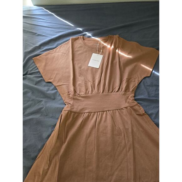 NWT Everlane Women's The Organic Cotton Waisted Dress size XS - Picture 3 of 9